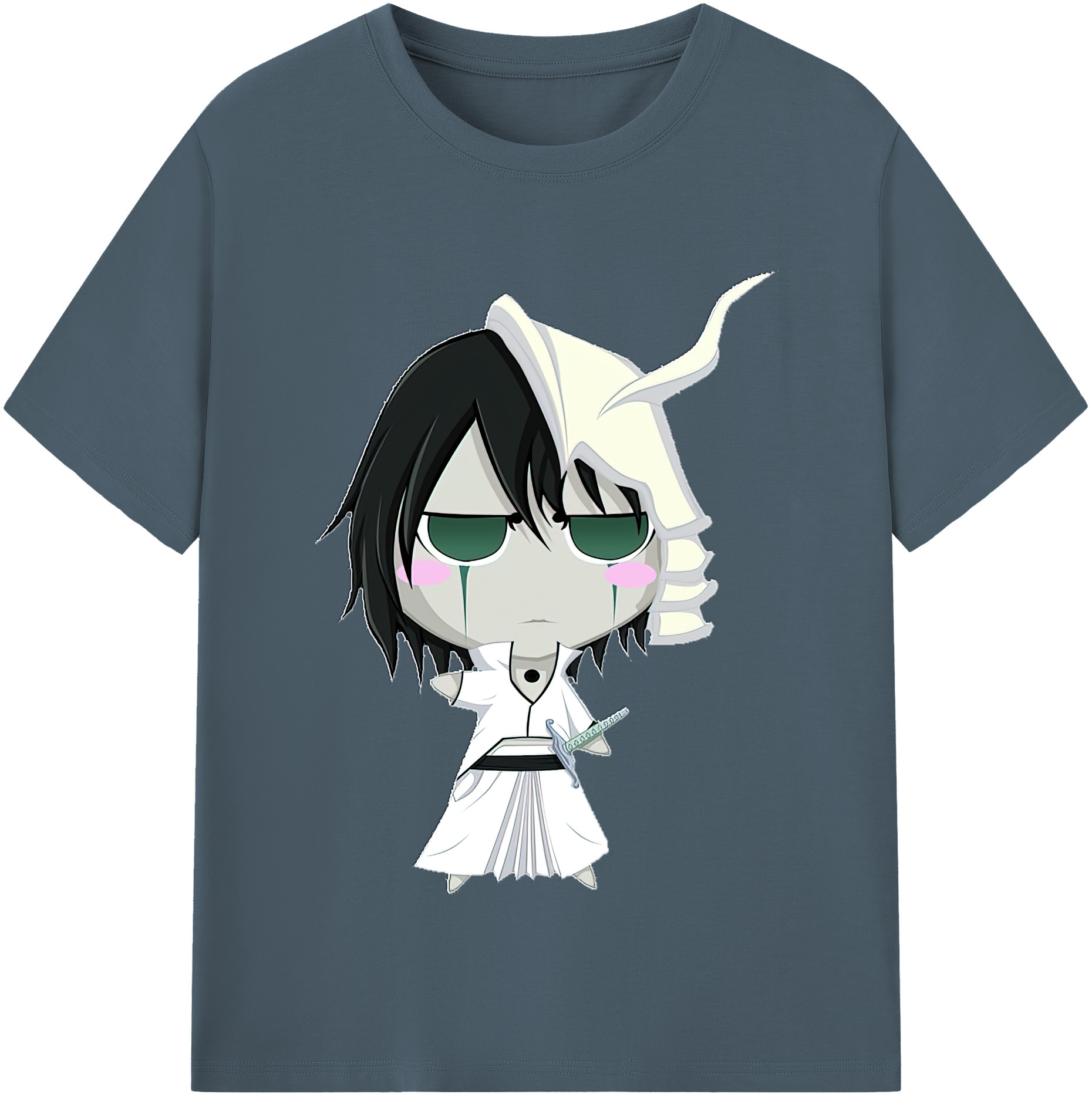 （画像用） ブリーチ ウルキオラ·シファー BLEACH Ulquiorra cifer 綿100％半袖Tシャツ（フロントプリント）